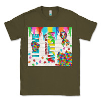 Army Green i love someone with autism Classic Tee - TumblerDesignByShophia