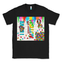 Black i love someone with autism Classic Tee - TumblerDesignByShophia