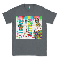 Charcoal Heather i love someone with autism Classic Tee - TumblerDesignByShophia