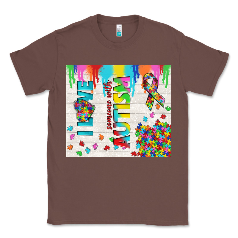 I Love Someone With Autism Classic Tee by TumblerDesignByShophia | Teevron