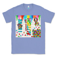 Colony Blue i love someone with autism Classic Tee - TumblerDesignByShophia