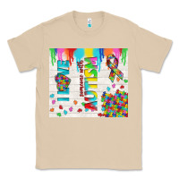 Mushroom i love someone with autism Classic Tee - TumblerDesignByShophia