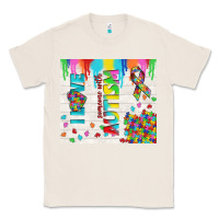 Natural i love someone with autism Classic Tee - TumblerDesignByShophia