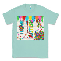 Seafoam i love someone with autism Classic Tee - TumblerDesignByShophia