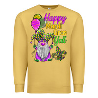 Antique Gold happy mardi gras y'all Premium Sweatshirt - BarkalooDesign