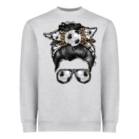 Heather Grey soccer mom Heavyweight Sweatshirt - RacoonDesign