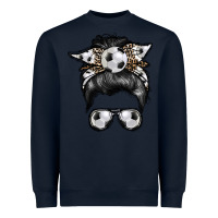 Navy soccer mom Heavyweight Sweatshirt - RacoonDesign