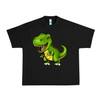 Black Cartoon T-Rex Urban Heavy Tee - HowdyJamesFarm