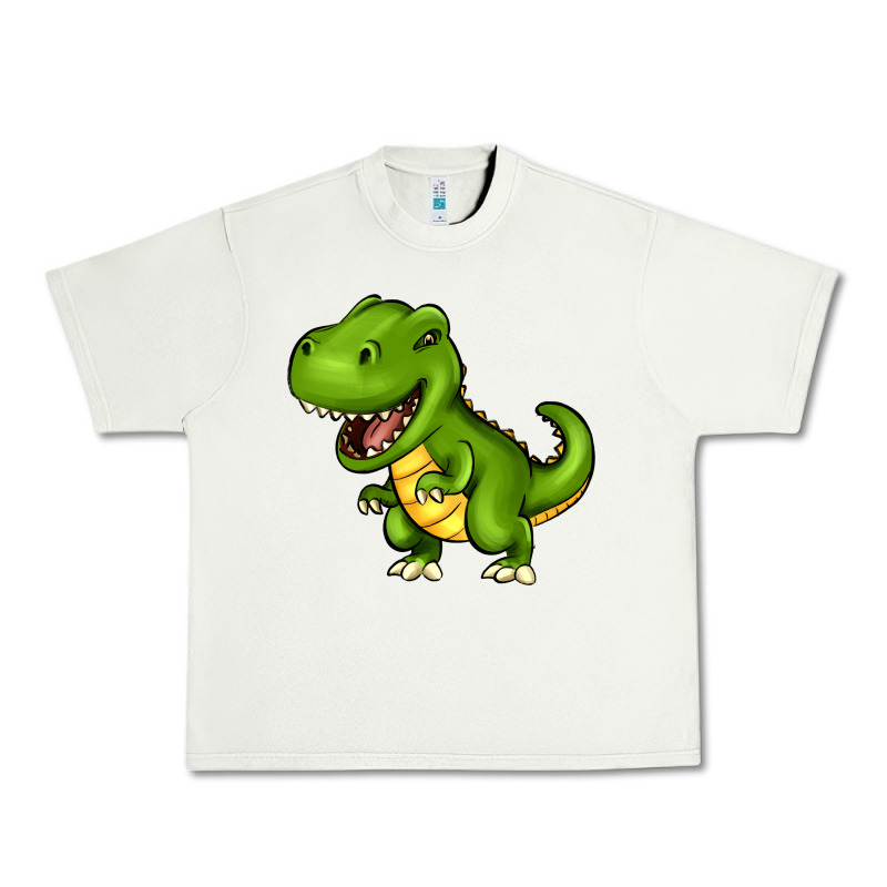 Cartoon T-rex Urban Heavy Tee by HowdyJamesFarm | Teevron