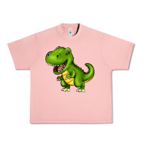 Salmon Cartoon T-Rex Urban Heavy Tee - HowdyJamesFarm