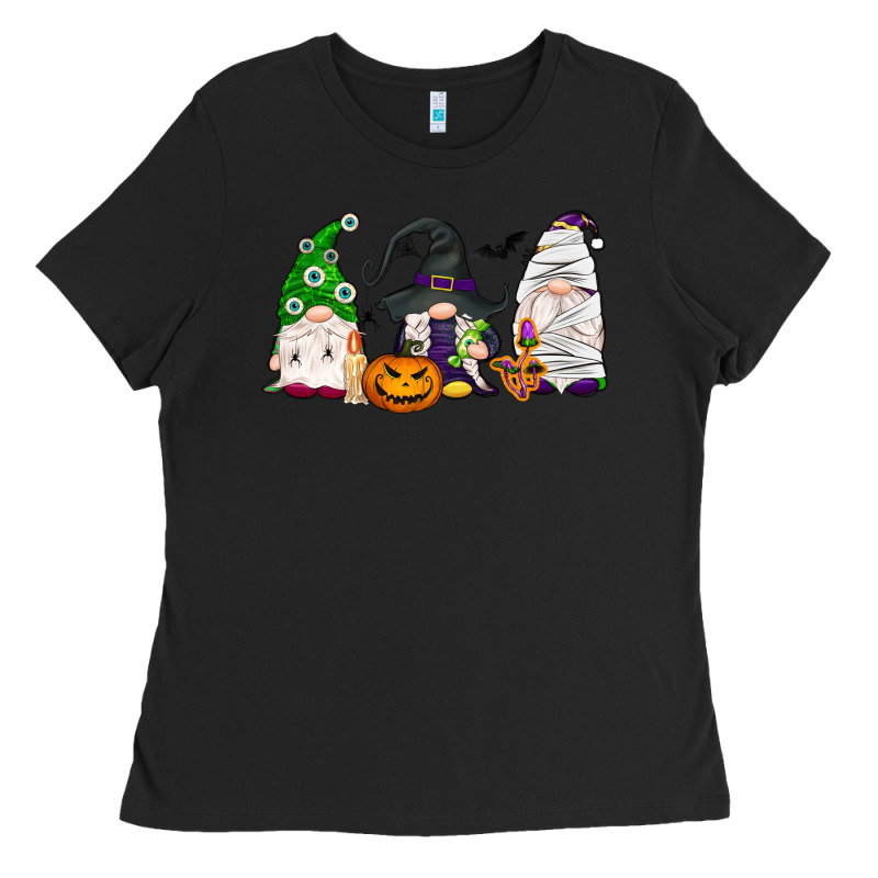 Halloween Gnomes Ladies Tee by NancyCooperArtShop | Teevron