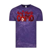 Cloud Purple Hey there Cupid Valentine's Day Vintage Tee - HowdyJamesFarm