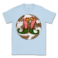 Dusty Blue Elf Shoes Christmas Classic Tee - RanaPortraitStore