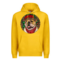 Lemon Christmas English Bulldog Premium Hoodie - RanaPortraitStore