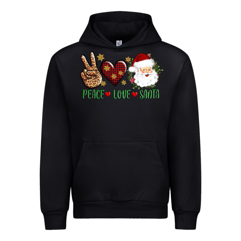 Peace Love Santa Urban Hoodie by AdoDesignShop | Teevron
