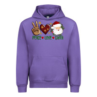 Tulip peace love Santa Urban Hoodie - AdoDesignShop