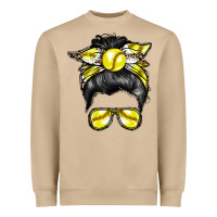 Mushroom softball mom Heavyweight Sweatshirt - RacoonDesign