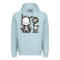 Blue Mist pochacco skeleton halloween shirt Premium Hoodie - longCreatives