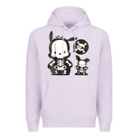 Lilac pochacco skeleton halloween shirt Premium Hoodie - longCreatives