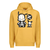 Mustard pochacco skeleton halloween shirt Premium Hoodie - longCreatives