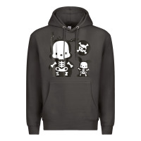 Smoke pochacco skeleton halloween shirt Premium Hoodie - longCreatives