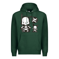 Sports Green pochacco skeleton halloween shirt Premium Hoodie - longCreatives