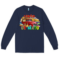 Navy Cinco de mayo truck Long Sleeve Tee - FaDigitalArtStudio