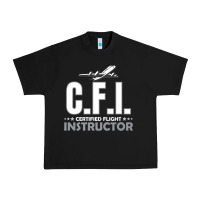 Black CFI CFI Certified Flight Pilot Gift CFI Flying Instructor Urban Heavy Tee - longCreatives