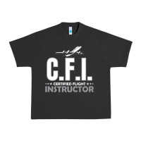 Pigment Black CFI CFI Certified Flight Pilot Gift CFI Flying Instructor Urban Heavy Tee - longCreatives