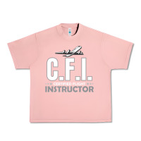 Salmon CFI CFI Certified Flight Pilot Gift CFI Flying Instructor Urban Heavy Tee - longCreatives