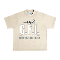 Sandshell CFI CFI Certified Flight Pilot Gift CFI Flying Instructor Urban Heavy Tee - longCreatives