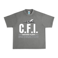Cfi Cfi Certified Flight Pilot Gift Cfi Flying Instructor Urban Heavy Tee | Teevron