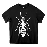 Black Just A Boy Who Loves Ants Heavy Core Tee - Bettercallsaul