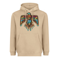 Mushroom thunderbird with sunflowers Heavyweight Hoodie - BarkalooDesign