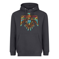 Smoke thunderbird with sunflowers Heavyweight Hoodie - BarkalooDesign