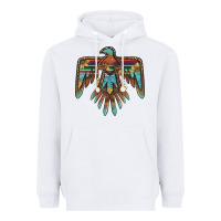 White thunderbird with sunflowers Heavyweight Hoodie - BarkalooDesign