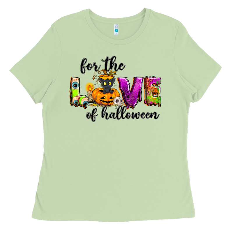 For The Love Of Halloween Ladies Tee by NancyCooperArtShop | Teevron