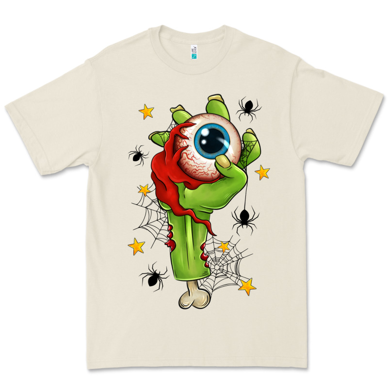 Zombie Hand With Eyeball Premium Tee by texasbilliewilder | Teevron