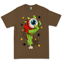 Cacao Zombie Hand with Eyeball Premium Tee - texasbilliewilder