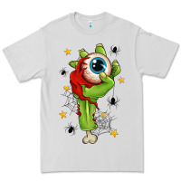 Dove Grey Zombie Hand with Eyeball Premium Tee - texasbilliewilder