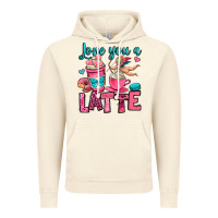 Vintage Artic love you a latte Vintage Hoodie - OliviaCreatesArt