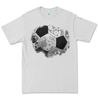 Dove Grey cowhide soccer patch Premium Tee - Jasminsmagicworld