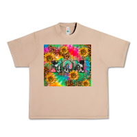 Burro Mom rainbow sunflower Urban Heavy Tee - CowGirlArtShop