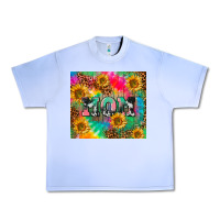 Grape Ice Mom rainbow sunflower Urban Heavy Tee - CowGirlArtShop