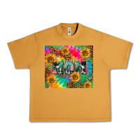 Peanut Butter Mom rainbow sunflower Urban Heavy Tee - CowGirlArtShop