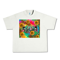 Pistachio Mom rainbow sunflower Urban Heavy Tee - CowGirlArtShop