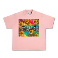 Salmon Mom rainbow sunflower Urban Heavy Tee - CowGirlArtShop