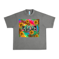 Tornado Mom rainbow sunflower Urban Heavy Tee - CowGirlArtShop