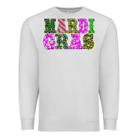 Dove Grey mardi gras Premium Sweatshirt - BarkalooDesign