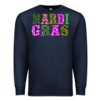 Navy mardi gras Premium Sweatshirt - BarkalooDesign